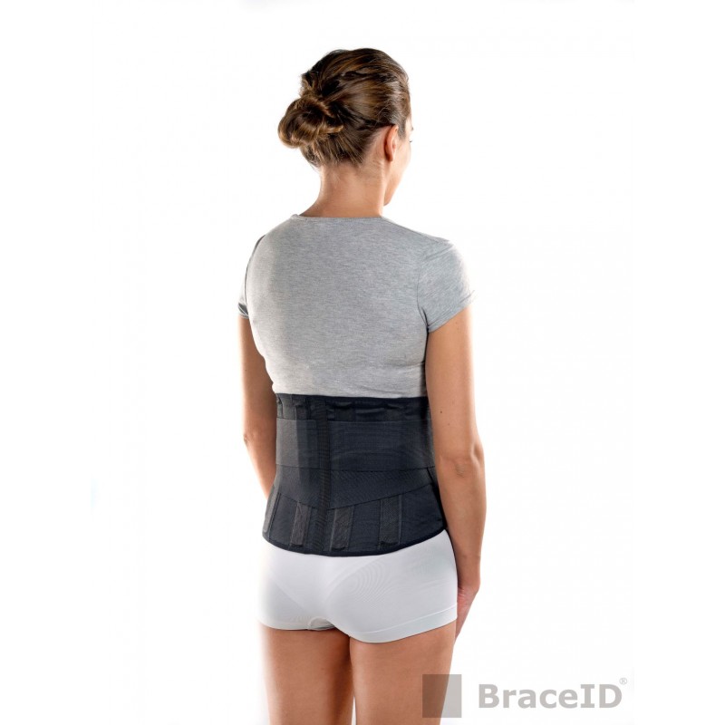 Κηδεμονας οσφύος με μπανέλες contoured Back support με ζώνες σύσφιξης 