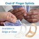 OVAL-8 Νάρθηκας σταθεροποίησης δαχτύλου διαφανής