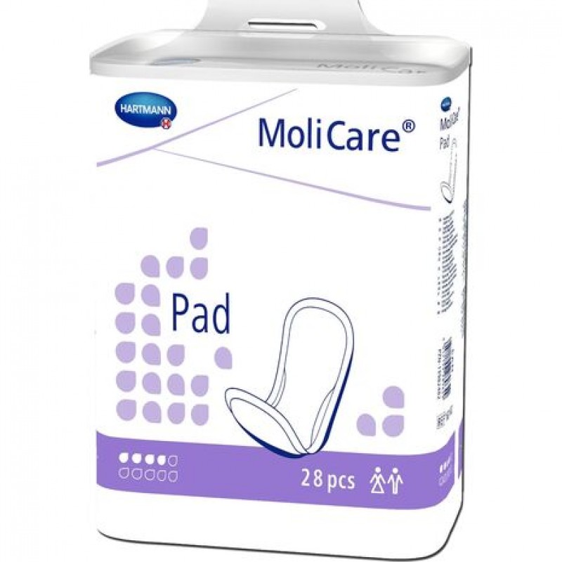 MoliCare Pad - Σερβιέτες ελαφράς ακράτειας σε 3 επίπεδα απορροφητικότητας συσκευασία 28 τεμαχίων